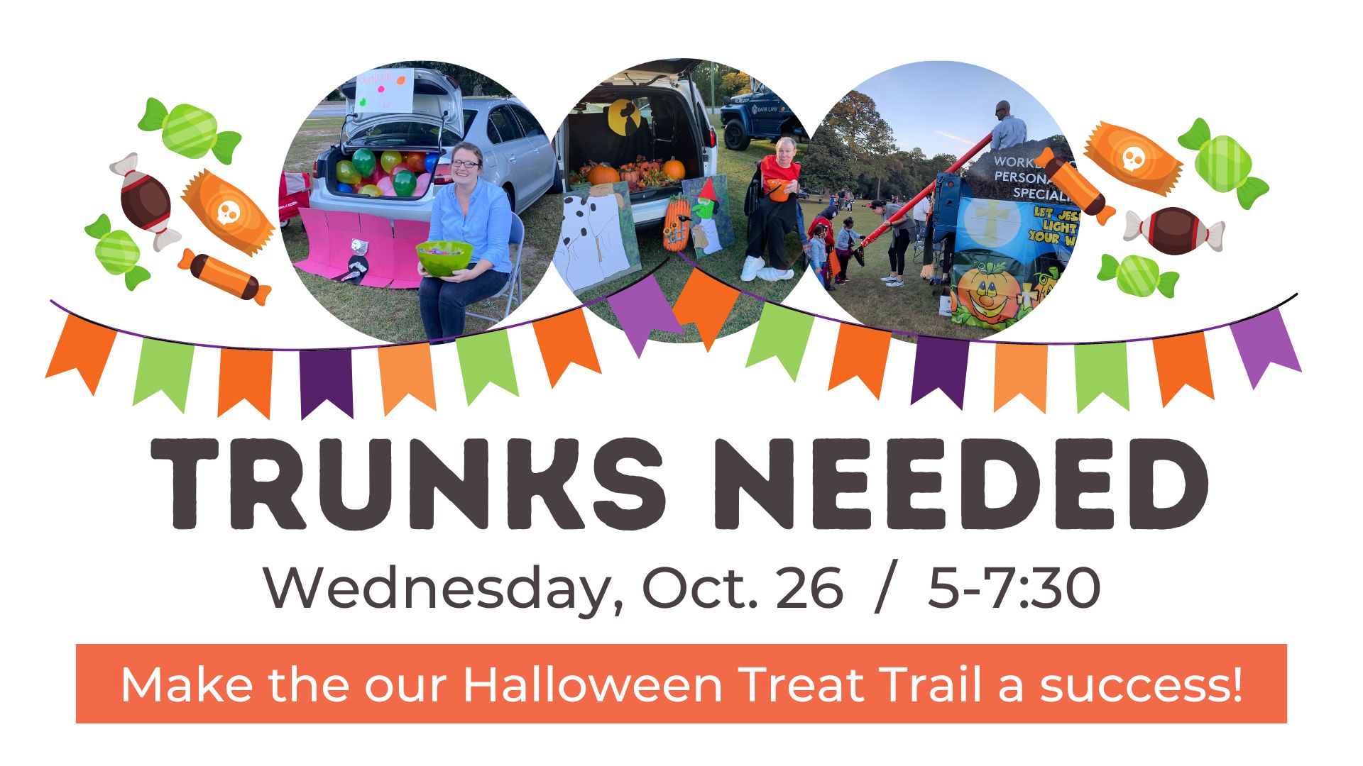 Trunk-or-Treat Trunks Needed