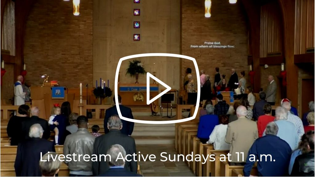 Livestream Active Sundays at 11 a.m.