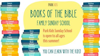 Books of the Bible Family Sunday School