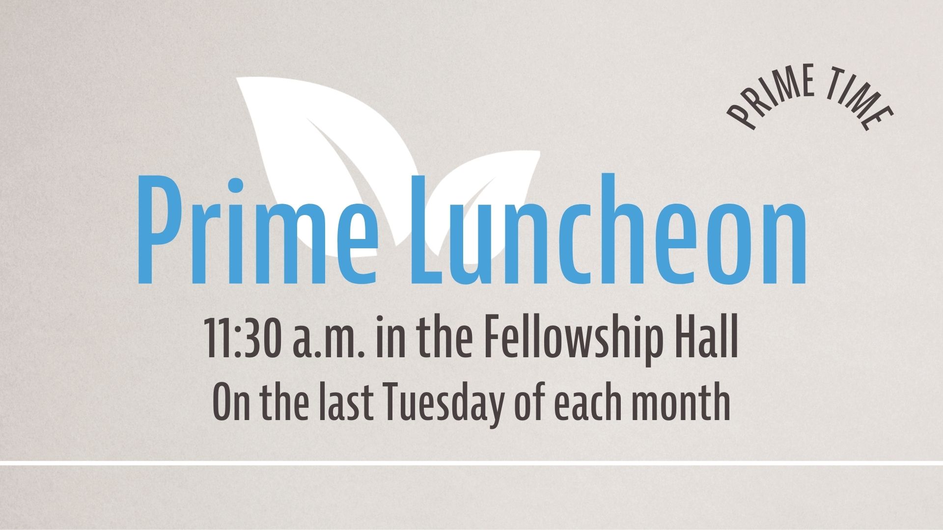 Adult Ministry Luncheon Sept. 30