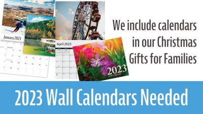 Donate your 2023 wall calendars