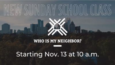 New Sunday School Class Begins Nov. 13