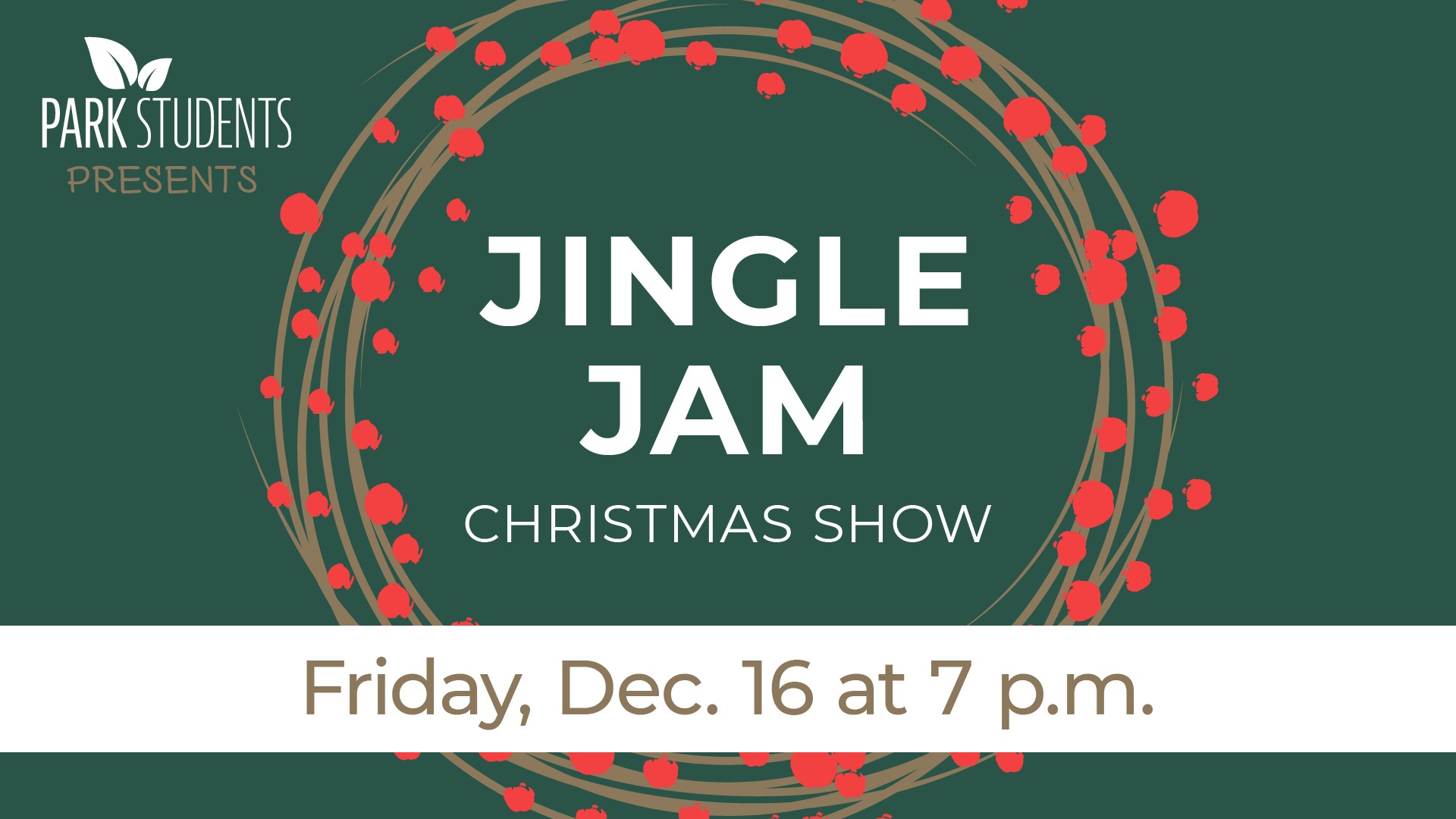 Jingle Jam Dec. 16 at 7