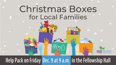 Christmas Boxes for Local Families