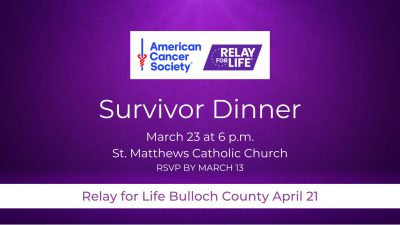 Relay for Life Survivor Dinner