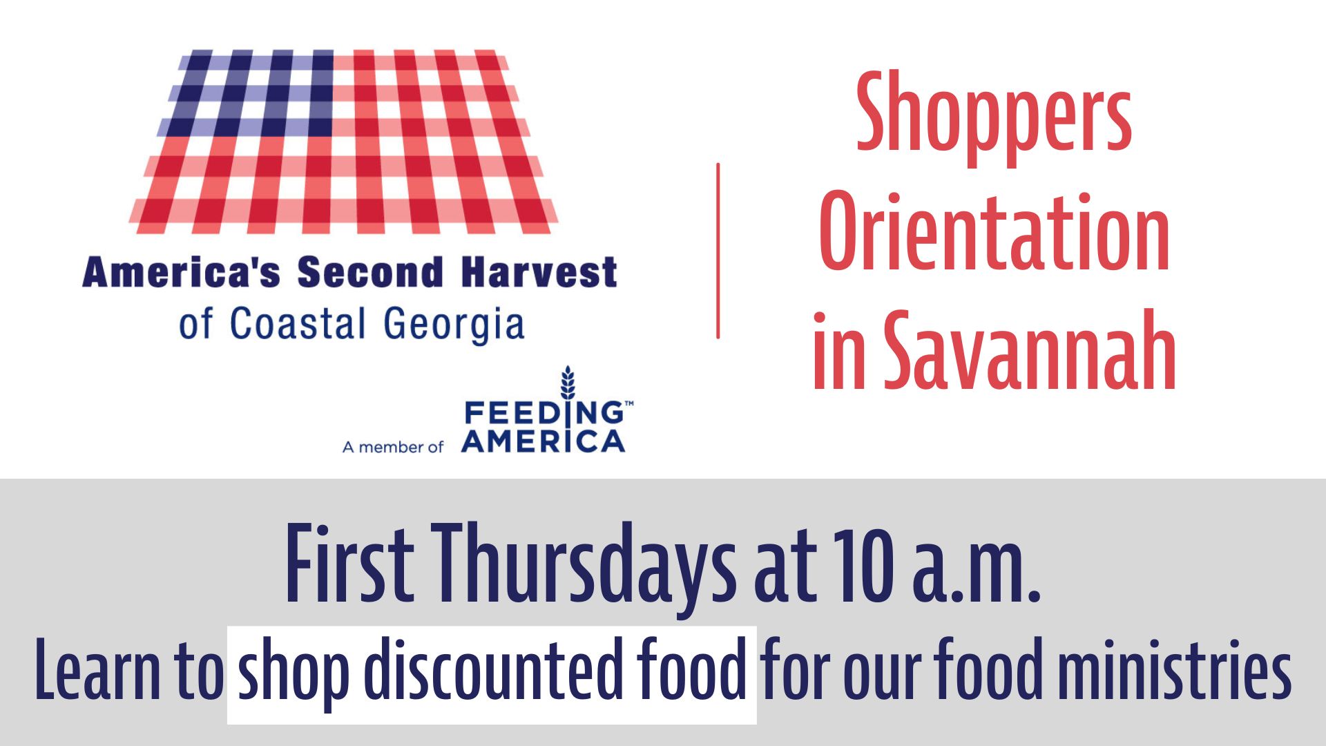 Second Harvest Orientation