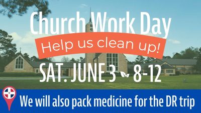 Church Work Day June 3