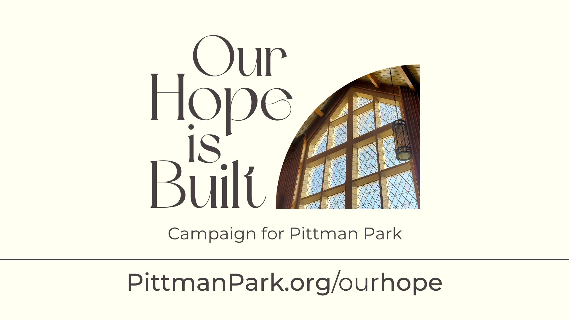 Our Hope is Built Campaign Update