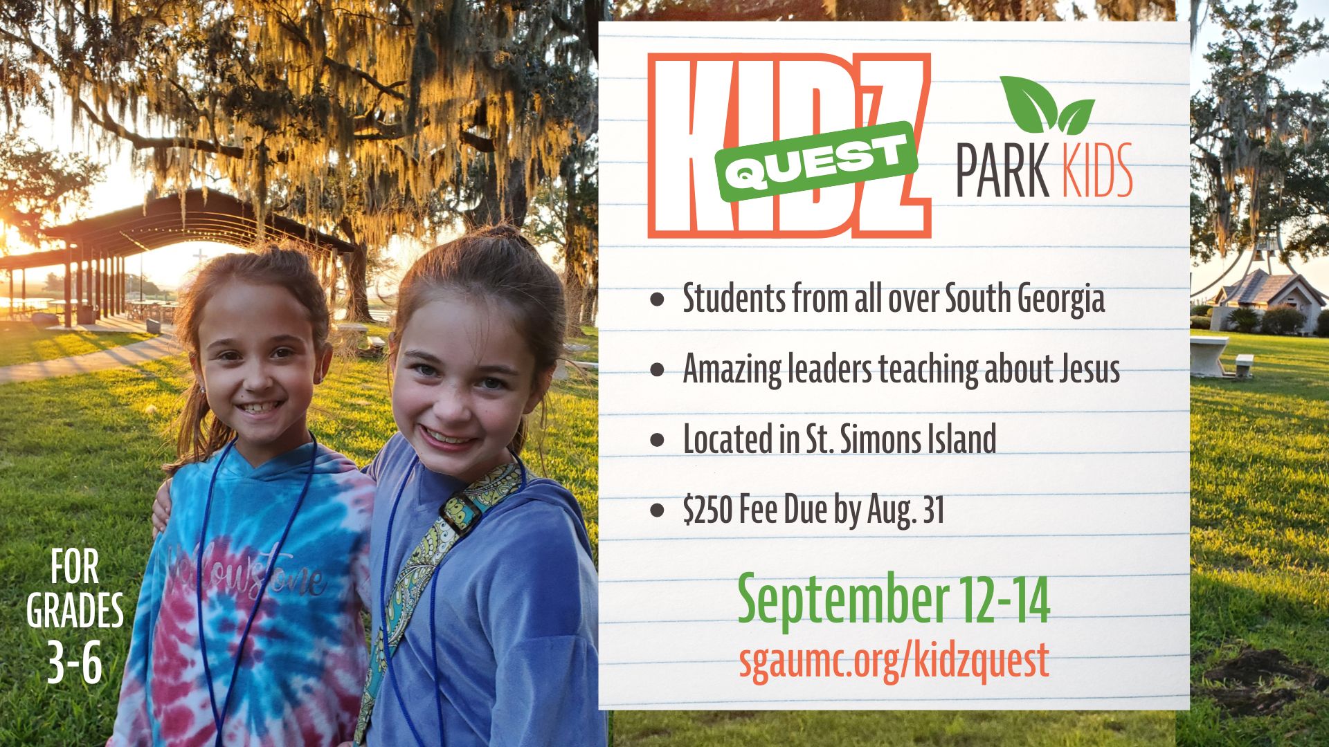 KidzQuest Sept. 12-14