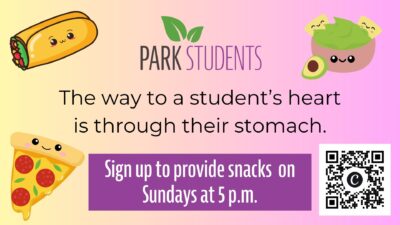 Bring Snacks for Park Students on Sunday Nights