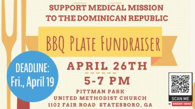Barbecue Dinner Plate Fundraiser
