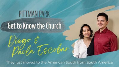 Get to Know the Church: Diego and Paola Escobar