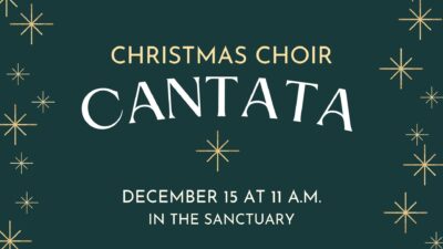 Christmas Cantata Dec. 15