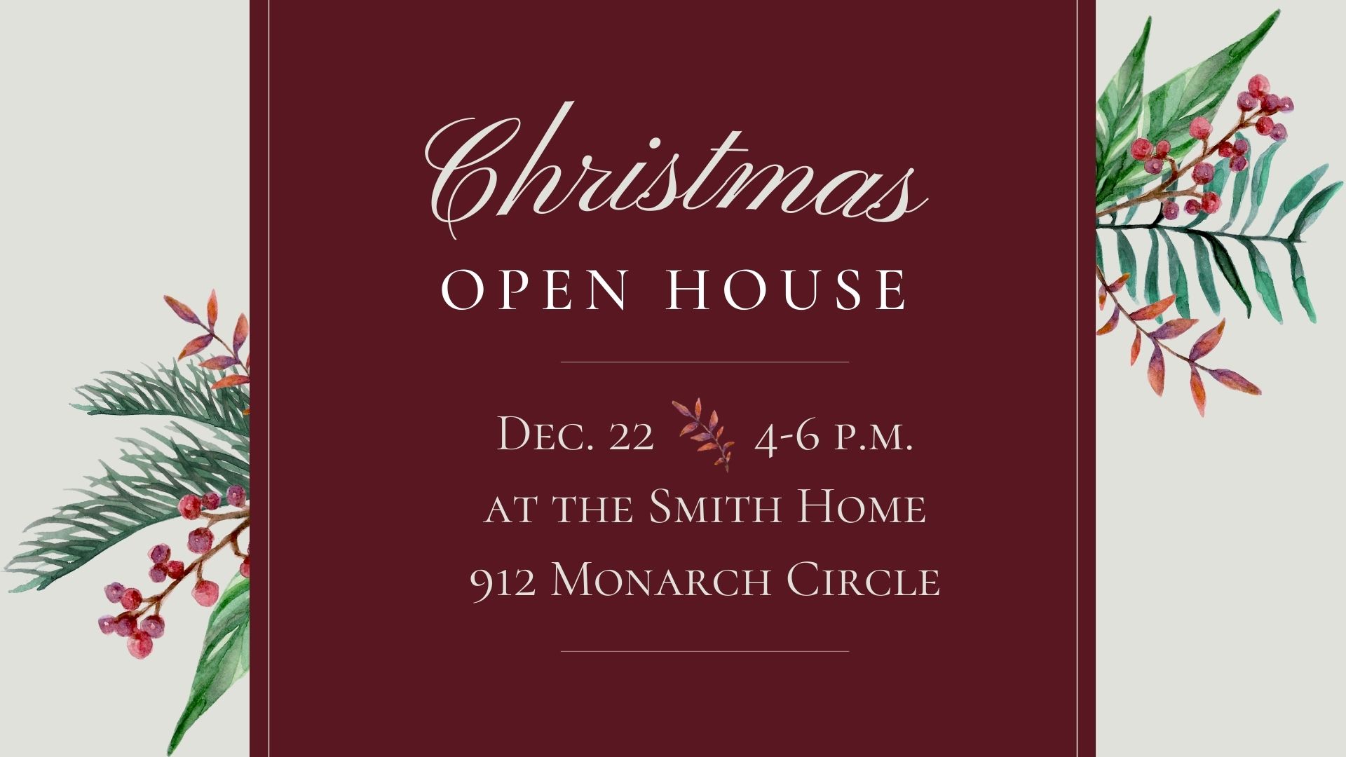 Christmas Open House