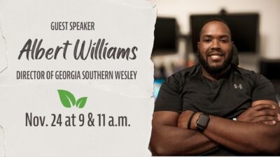 Guest Speaker Albert Williams Nov. 24