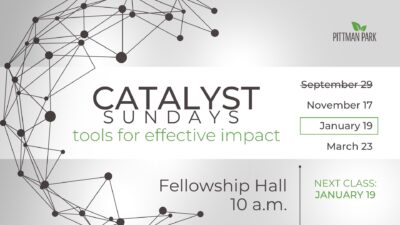 Catalyst Sundays Discipleship Training