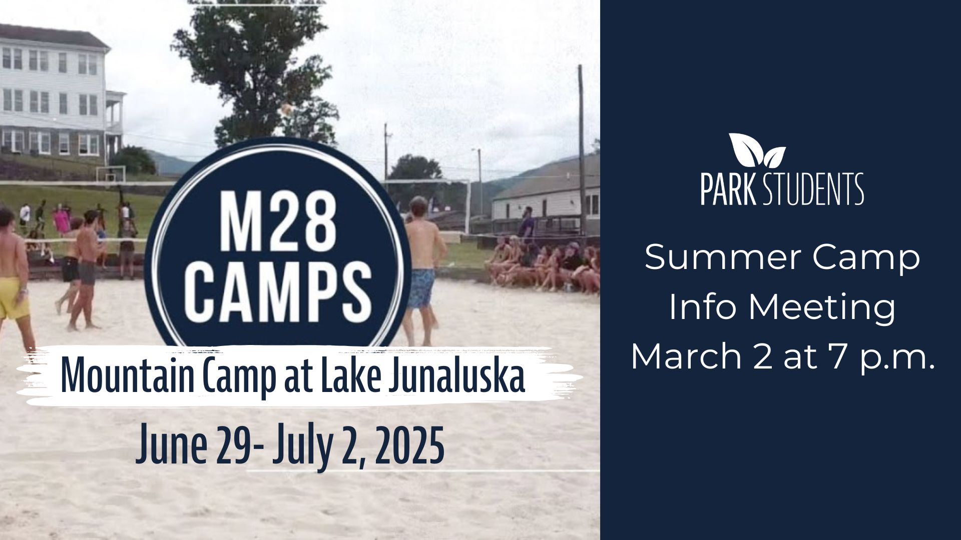 Park Students Summer Camp Info Meeting