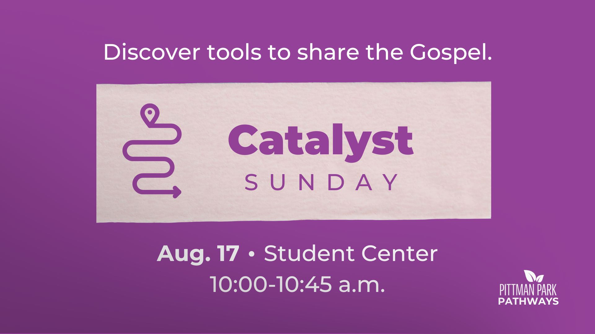 Catalyst Sunday