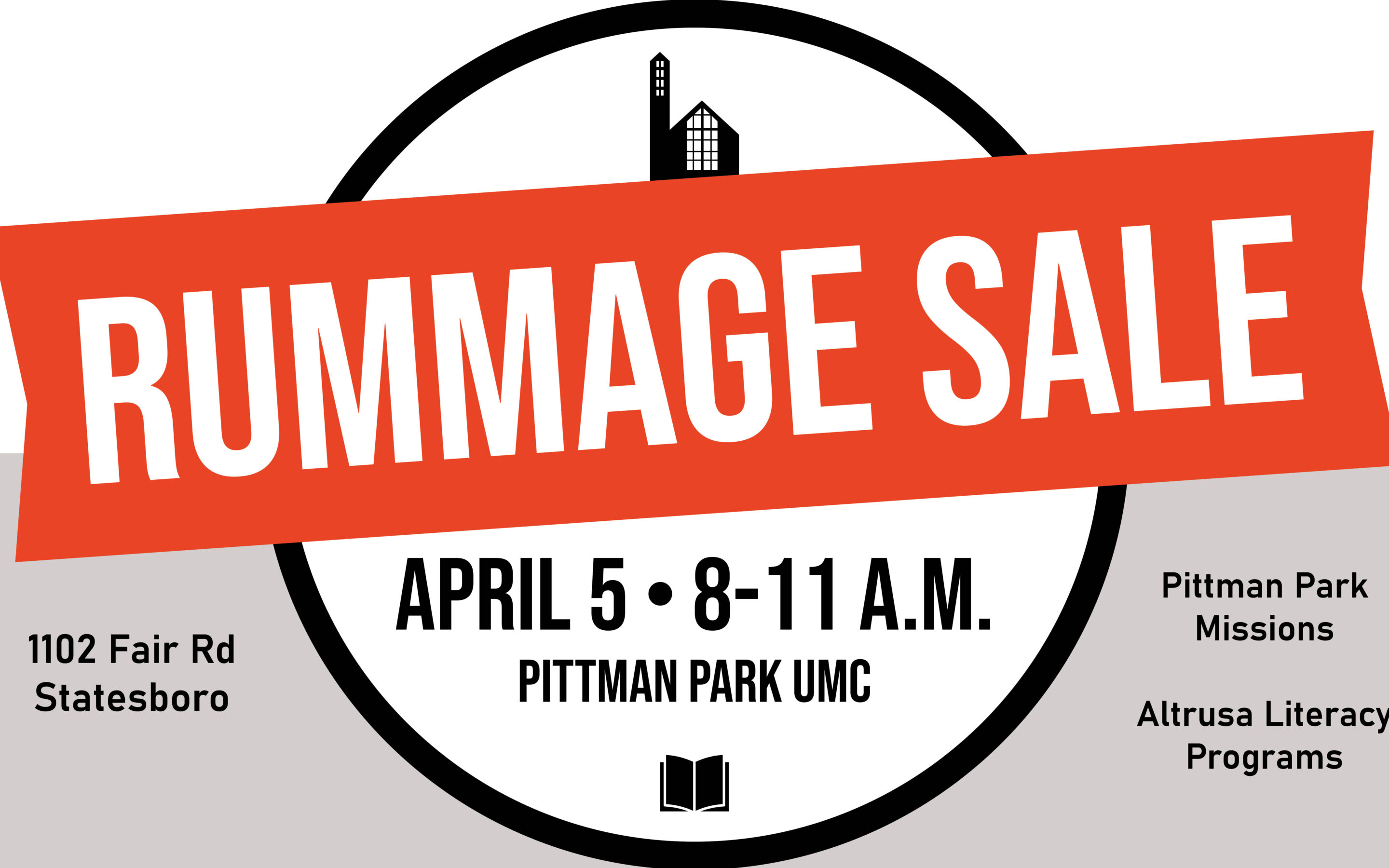 Rummage Sale April 5