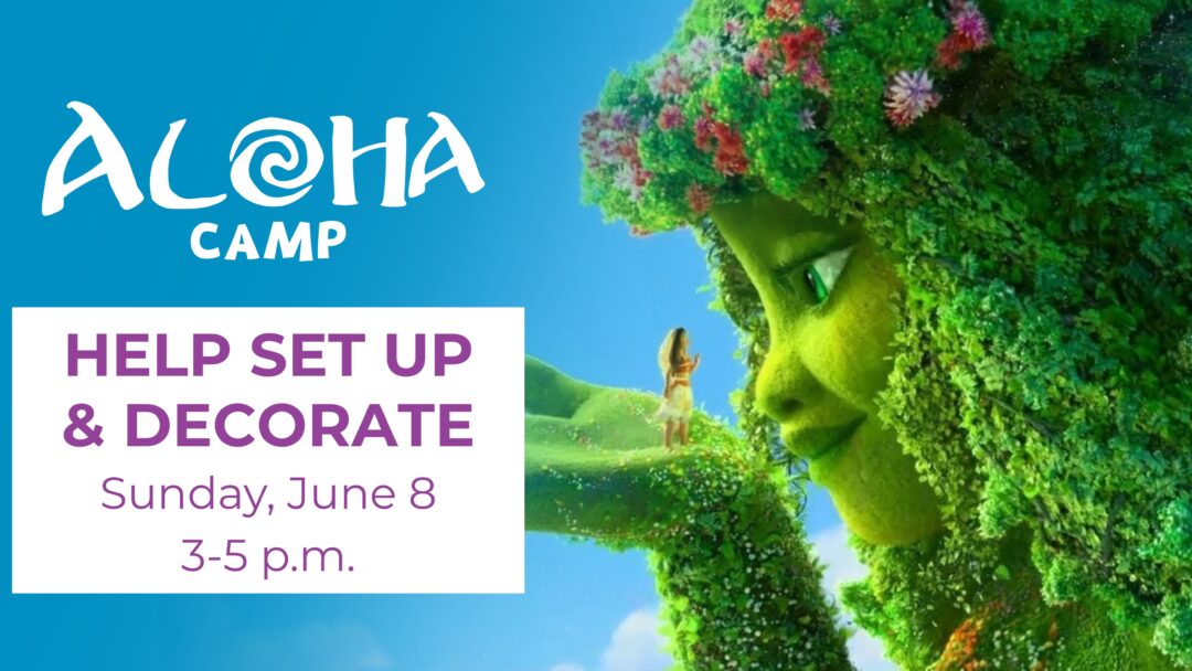Aloha Camp Set Up June 8