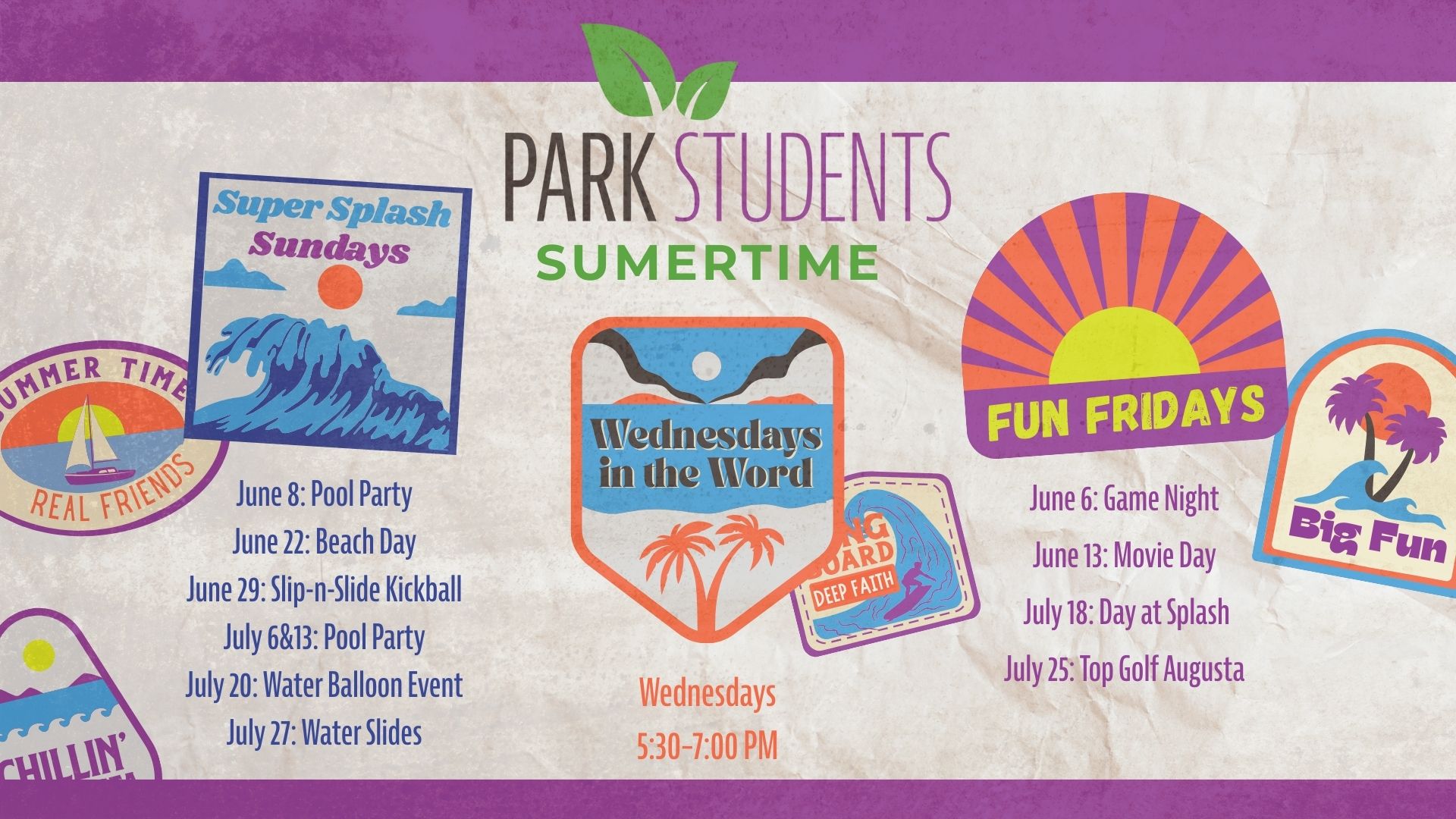 Park Students Summertime