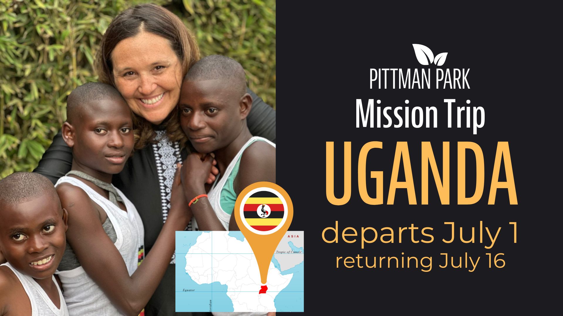 Uganda Mission Trip July 1-16