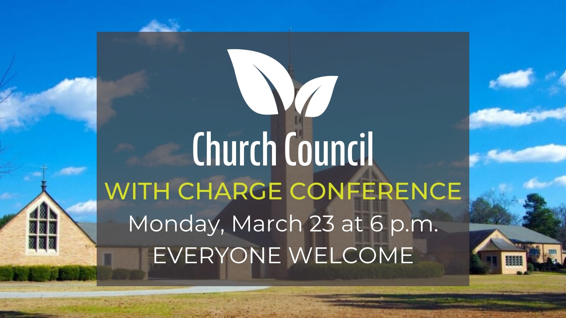 Church Council Meeting March 23