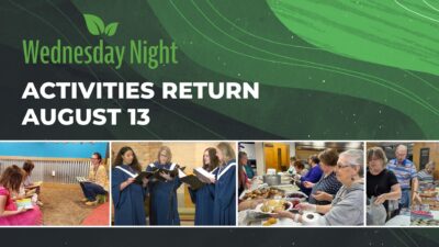 Wednesday Night Activities Return Aug. 13