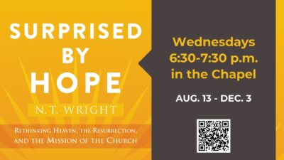 Surprised by Hope Wednesdays