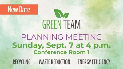 Green Team Meeting Sept. 7