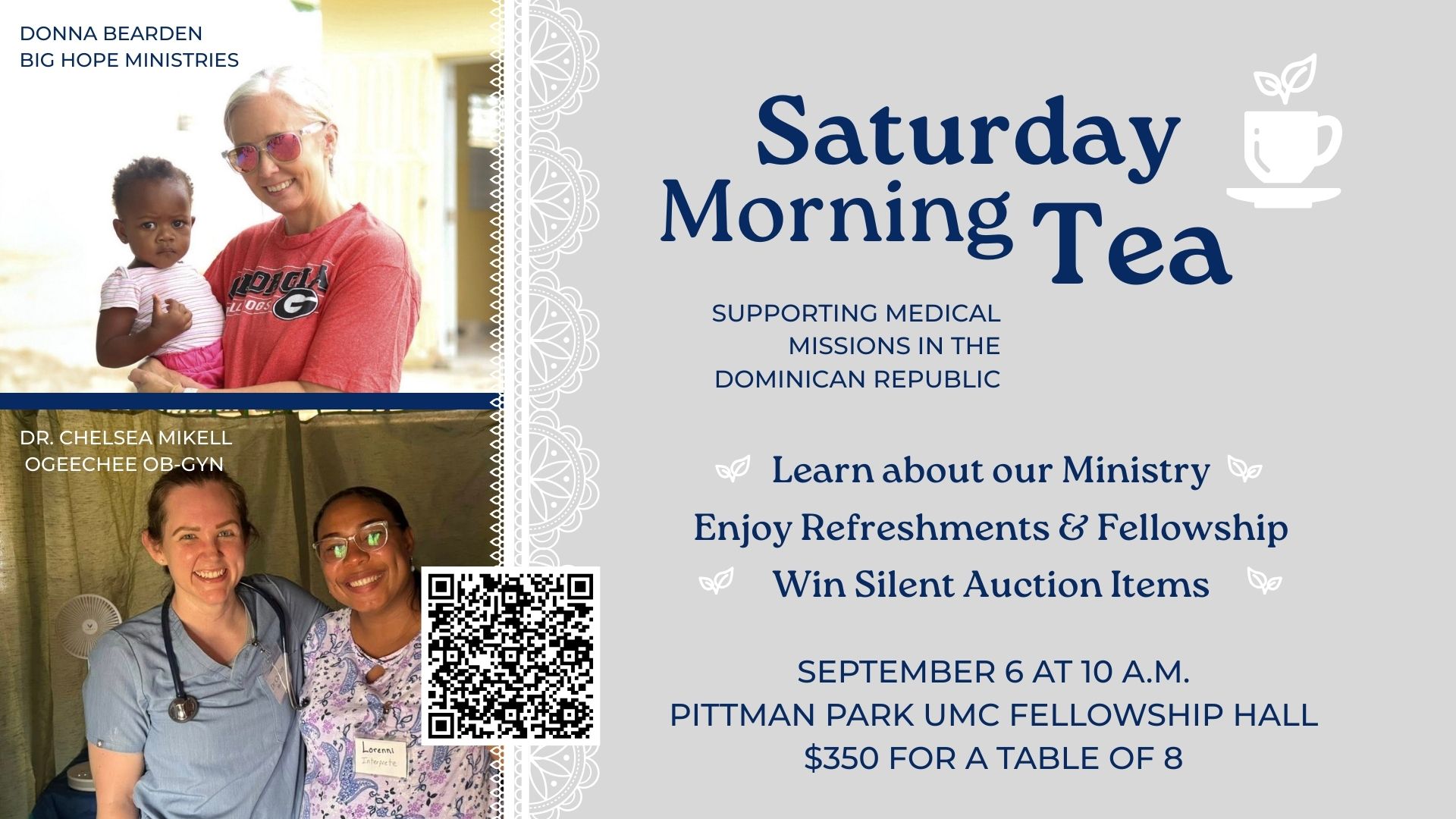 Saturday Morning Tea Fundraiser