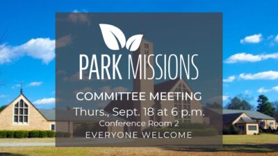 Missions Meeting Sept. 18