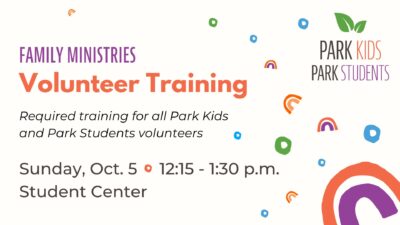Family Ministries Volunteer Training