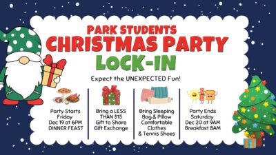 Park Students Christmas Party Dec. 19