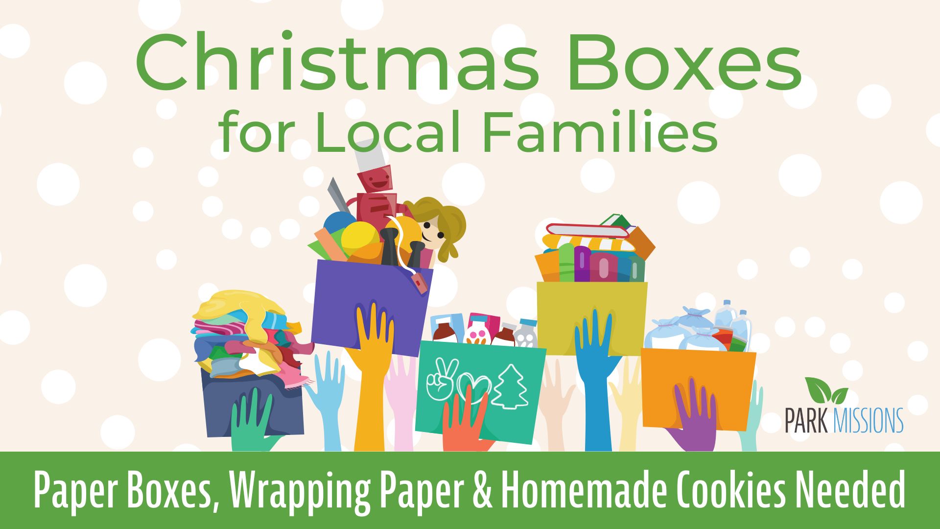 Donations needed for Christmas Boxes