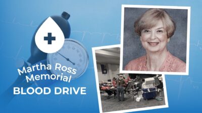 Blood Drive Named for Martha Ross