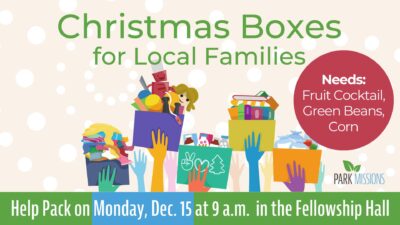 Christmas Food Boxes for Local Families
