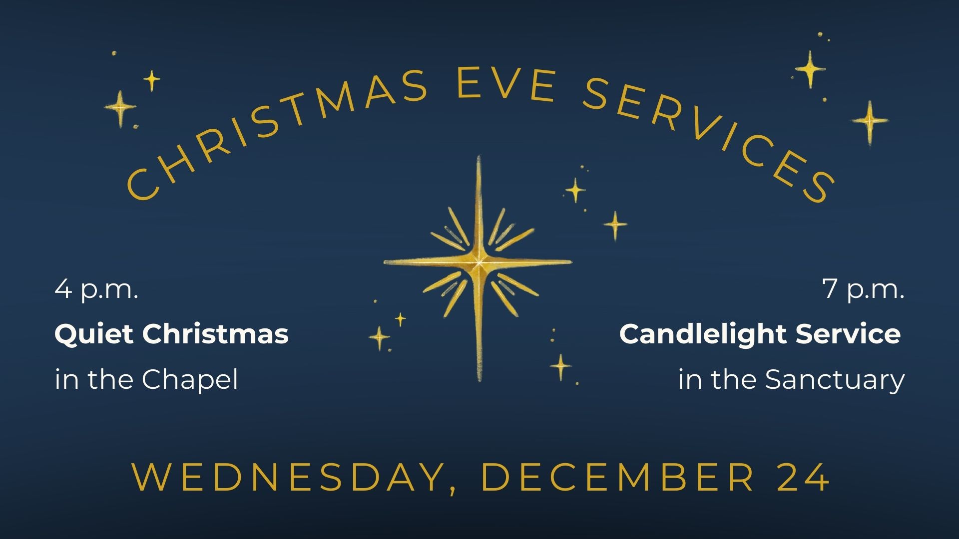 Christmas Eve Service Options