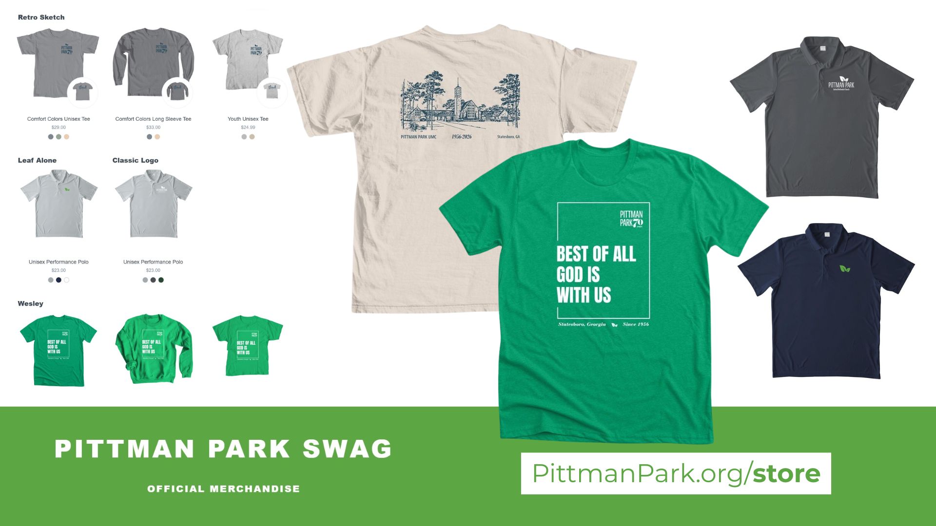 Visit our new online swag store