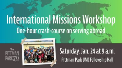 International Missions Workshop Jan. 24
