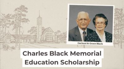 History of the Charles Black Memorial Education Scholarship