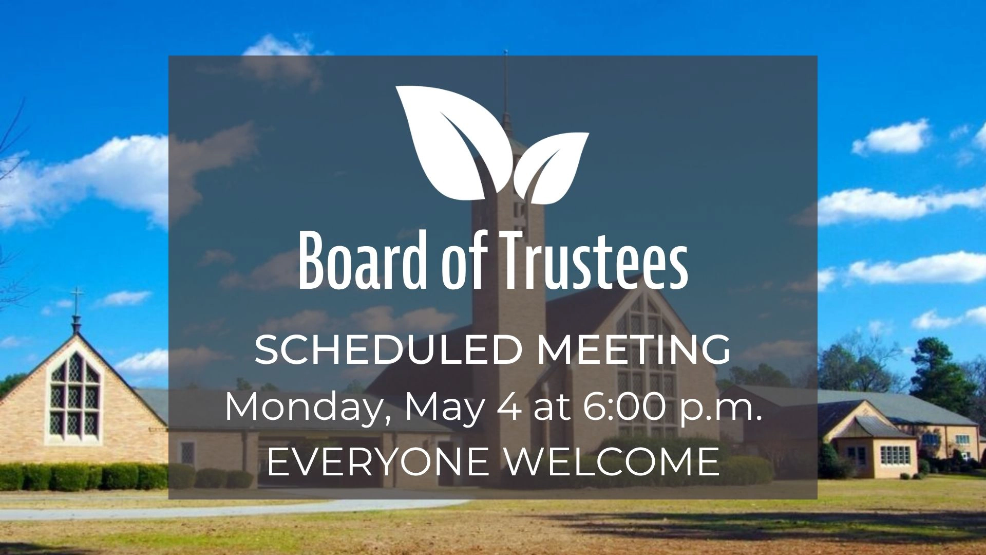 Trustees Meeting May 4