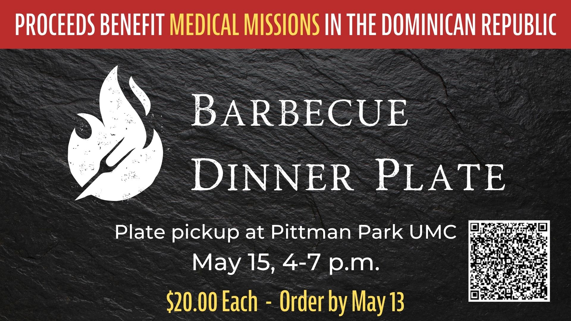 Barbecue Plate Fundraiser