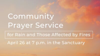 Community Prayer Service