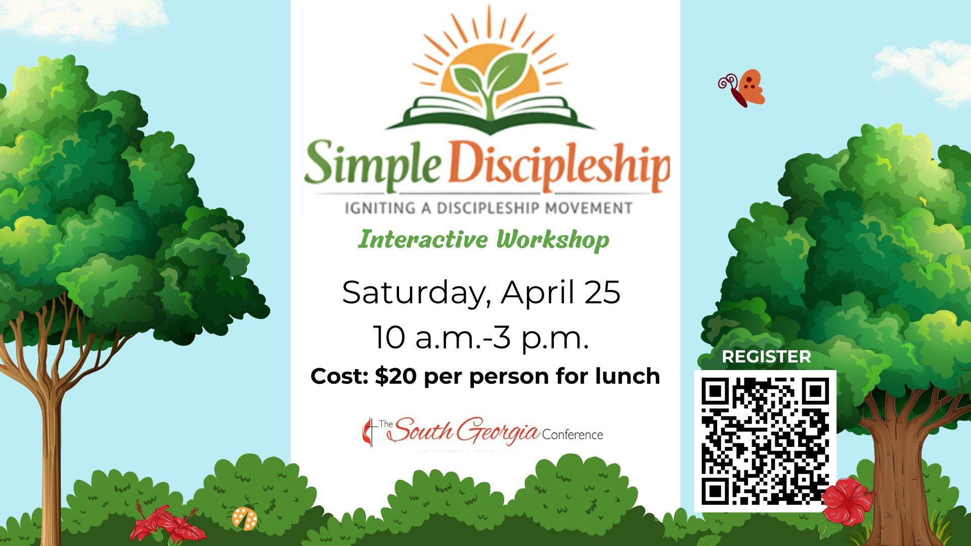 Simple Discipleship logo with South Georgia Conference logo