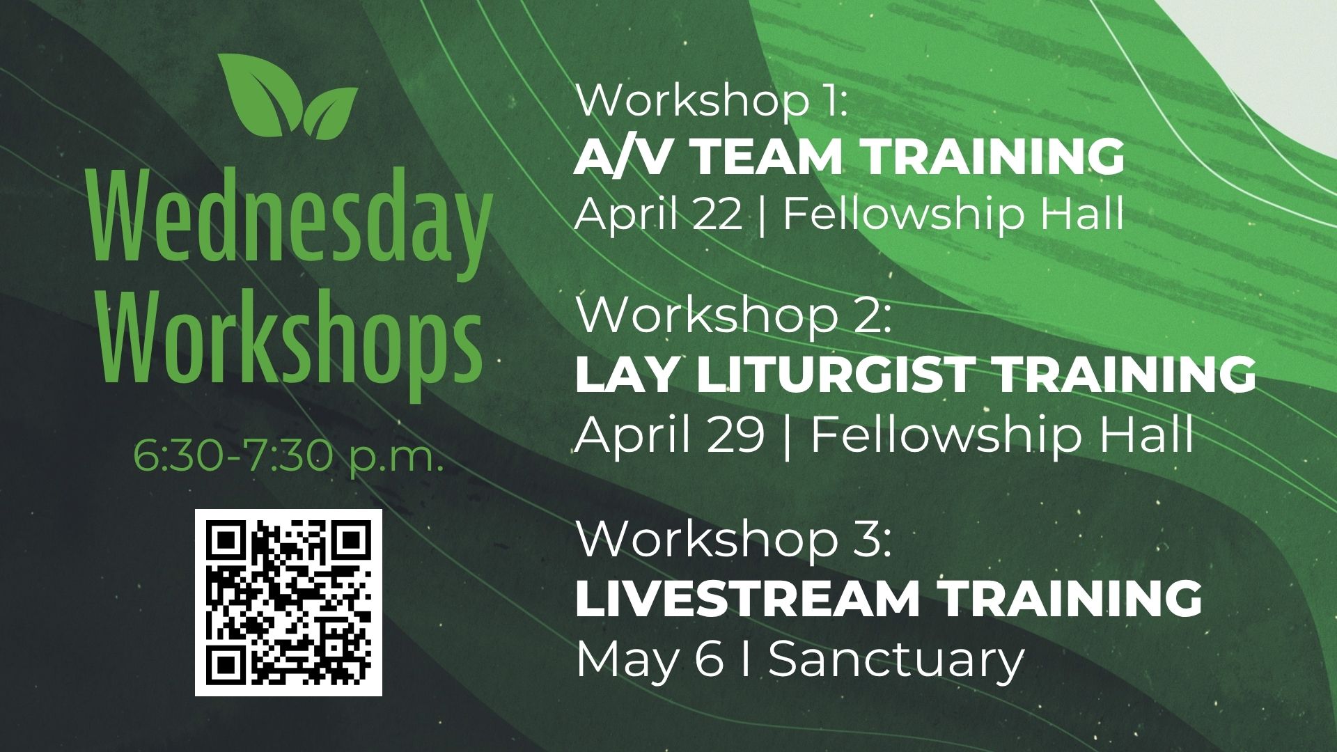 Wednesday Workshops