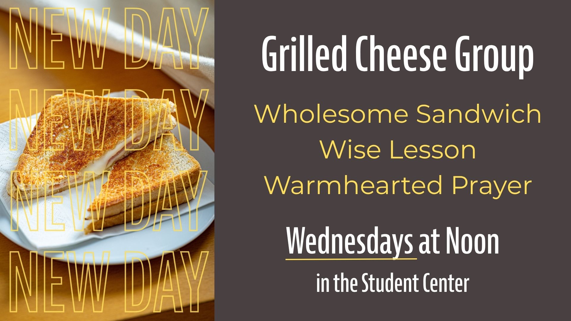 Grilled Cheese Wednesdays