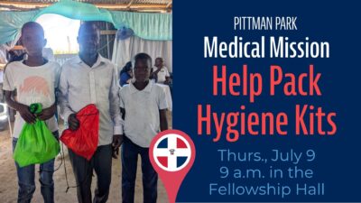 Help Pack Hygiene Kits July 9