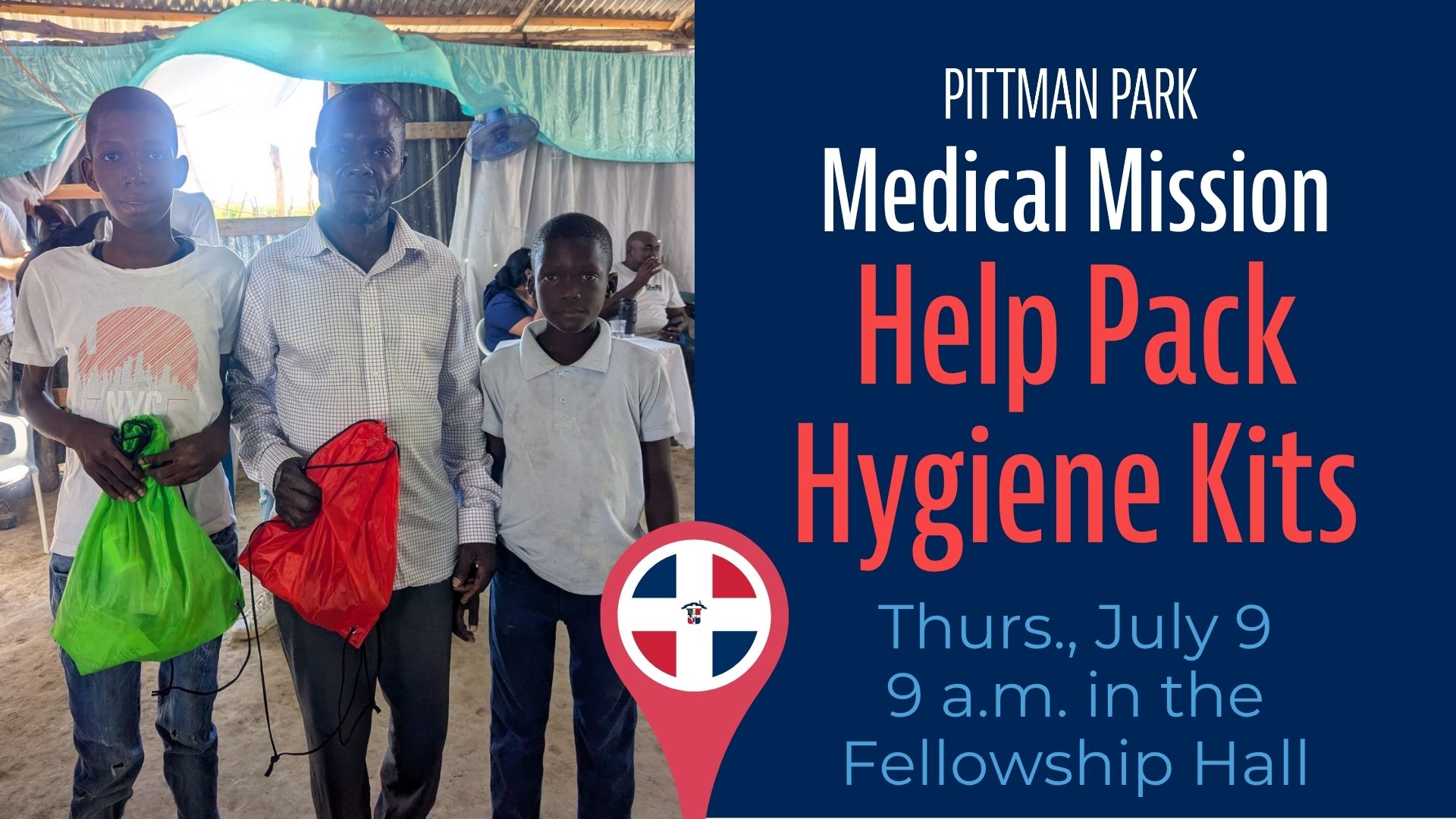 Help Pack Hygiene Kits July 9