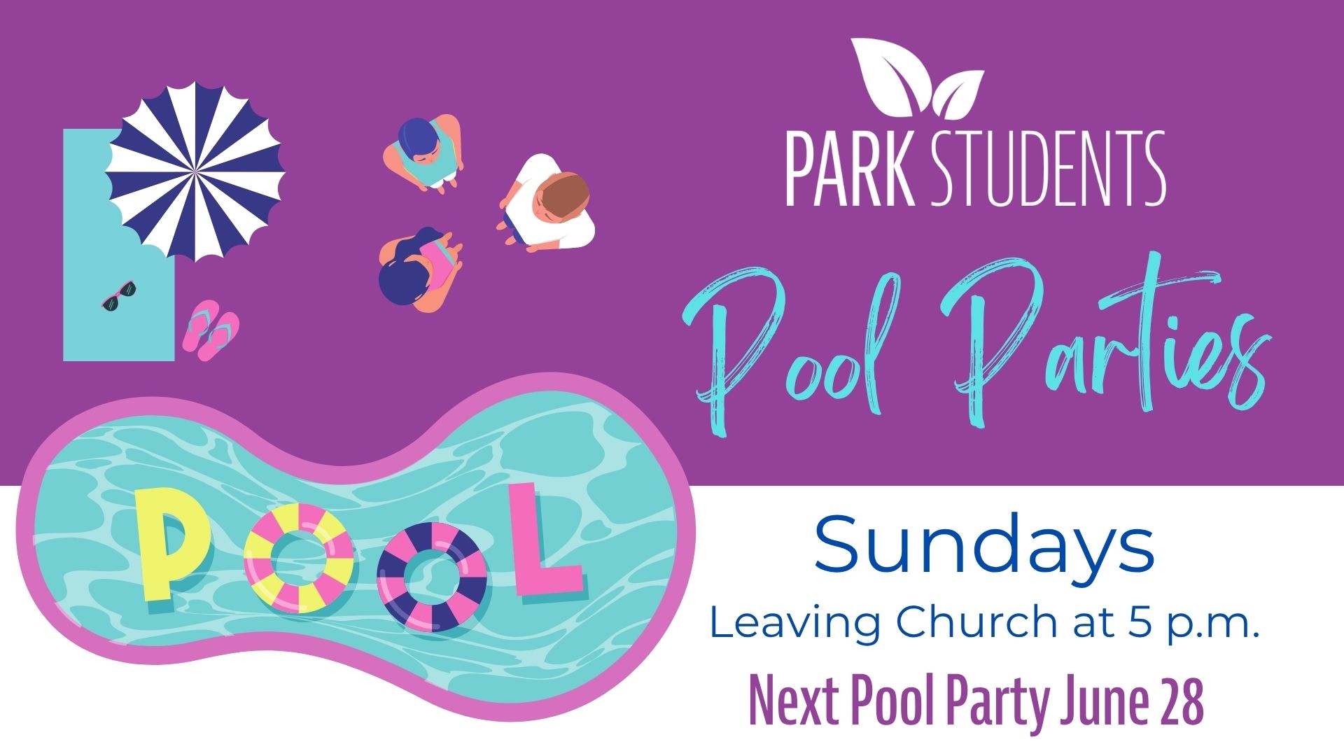 Park Students Pool Party Sunday